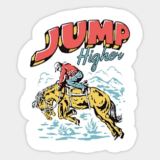 Jump Higher Sticker